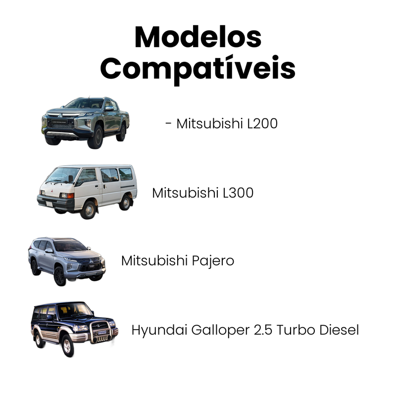 Correia Dentada Hyundai Galloper 2.5 Turbo Diesel 98-03 Mits - Imagem 4