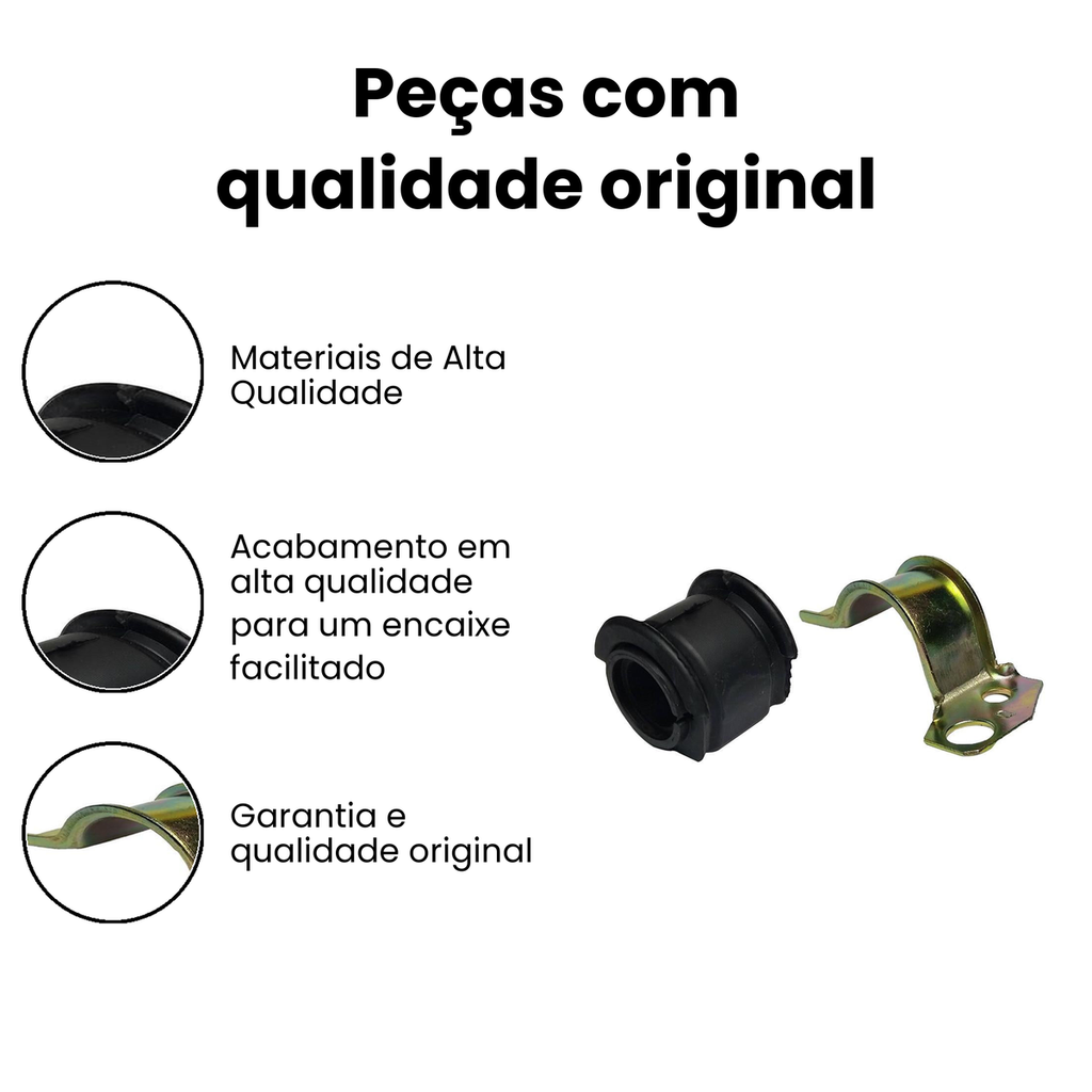 Bucha Barra Estabilizadora Dianteira Dir. Strada - Imagem 3