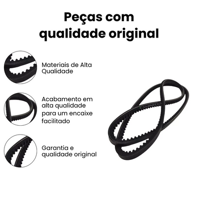 Correia de Acessórios RAW Mercedes-Benz 1718 1720 1519 1520 - Imagem 3