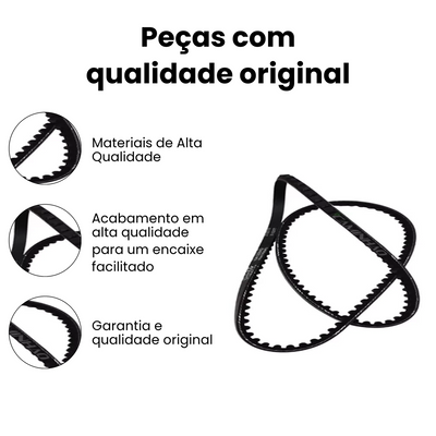 Correia Acessórios Raw Volkswagen Gol 94-13 Parati 94-09 Poi - Imagem 3