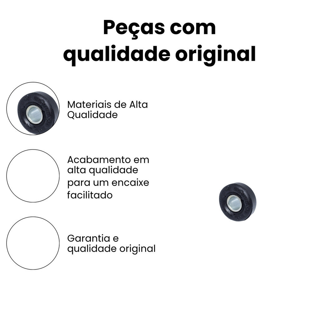 BUCHA BRAÇO TENSOR DIANTEIRO DIREITO E ESQUERDO FIAT 11.0438 - Imagem 3