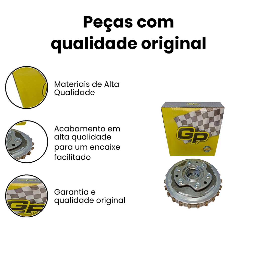 Kit Embreagem Biz 110i 16/22 (GP7) - Biz - Imagem 3