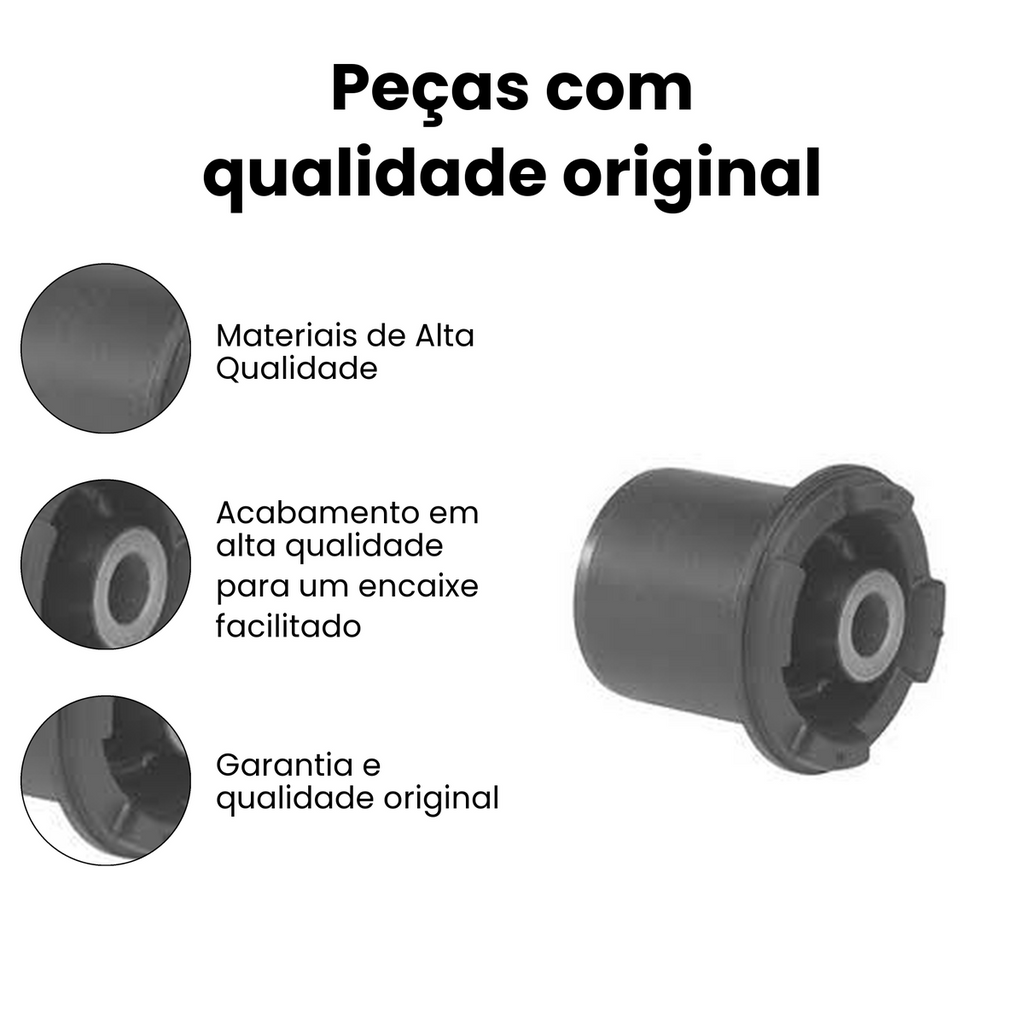 BUCHA BANDEJA DE SUSPENSÃO TRASEIRO DIREITO/ESQUERDO CHEVROLET 11.0739 - Imagem 3