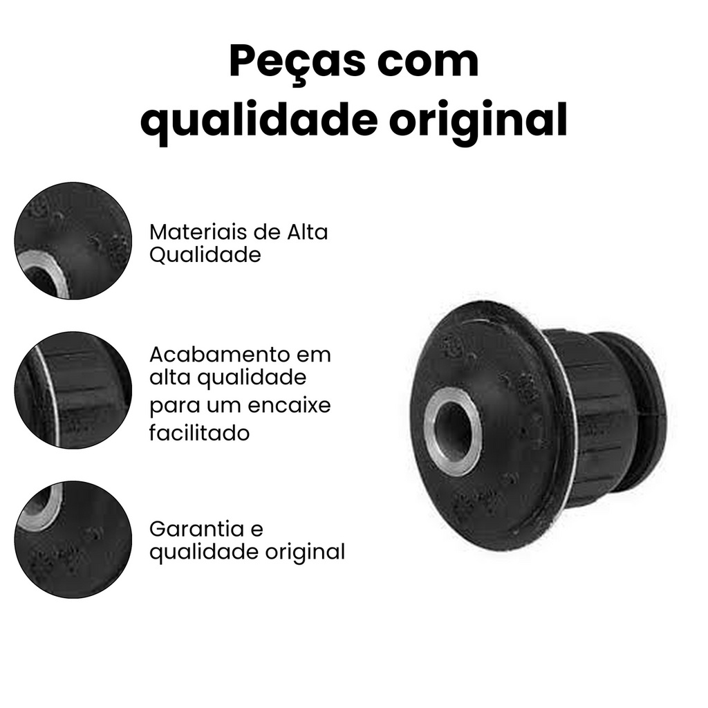 BUCHA DA BARRA ESTABILIZADORA DIANTEIRO DIREITO / ESQUERDO VOLKSWAGEN 11.1124 - Imagem 3