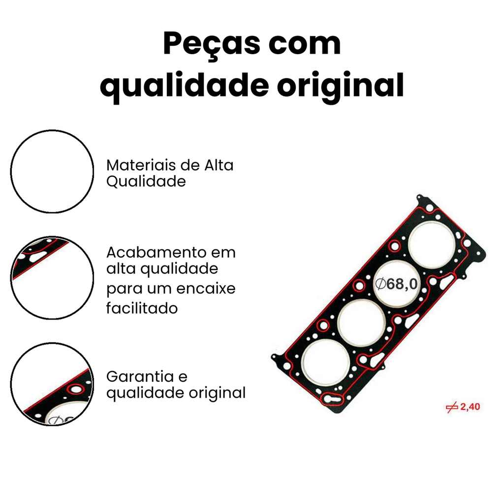 Junta do Cabeçote Bastos Gol Gol - Imagem 3