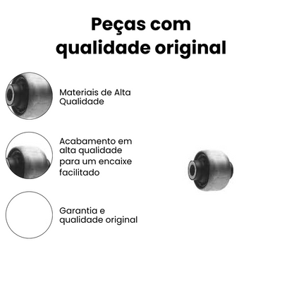 BUCHA DA BANDEJA DIANTEIRO BUCHAS PARA SUSPENSÃO DIREITO / ESQUERDO AXIOS HONDA 11.2243 - Imagem 3
