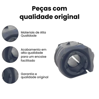 BUCHA DA BARRA ESTABILIZADORA 18 MILÍMETROS DIANTEIRA LADO DIREITO/LADO ESQUERDO CHEVROLET 11.2599 - Imagem 3