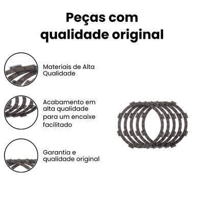 Disco Embreagem YBR/XTZ125 (OEM JI) - YBR - Imagem 3