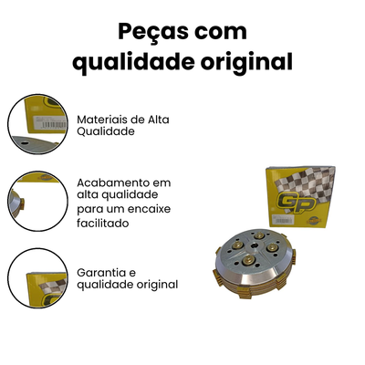 Kit Embreagem Yamaha YBR/XTZ125 00/16 - LAQUILA - Imagem 3