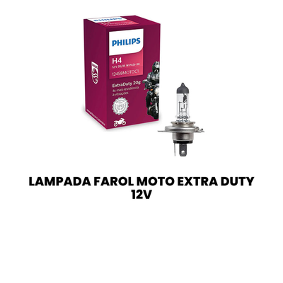 Lâmpada Farol Moto Extra Duty 12V - Universal - Imagem 2