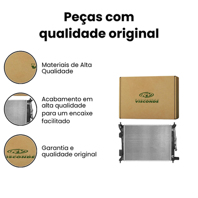 Radiador HB20 HB20 - VISCONDE (12702) - Imagem 3