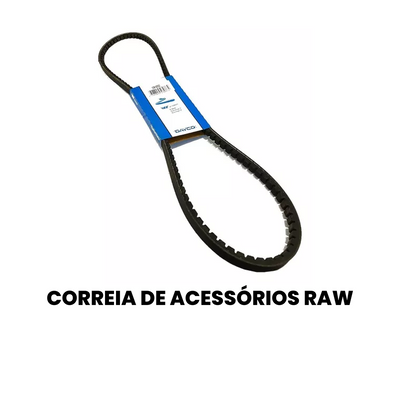 Correia de Acessórios Raw em V O 371 R N 10 258 1980-1997 - Imagem 2