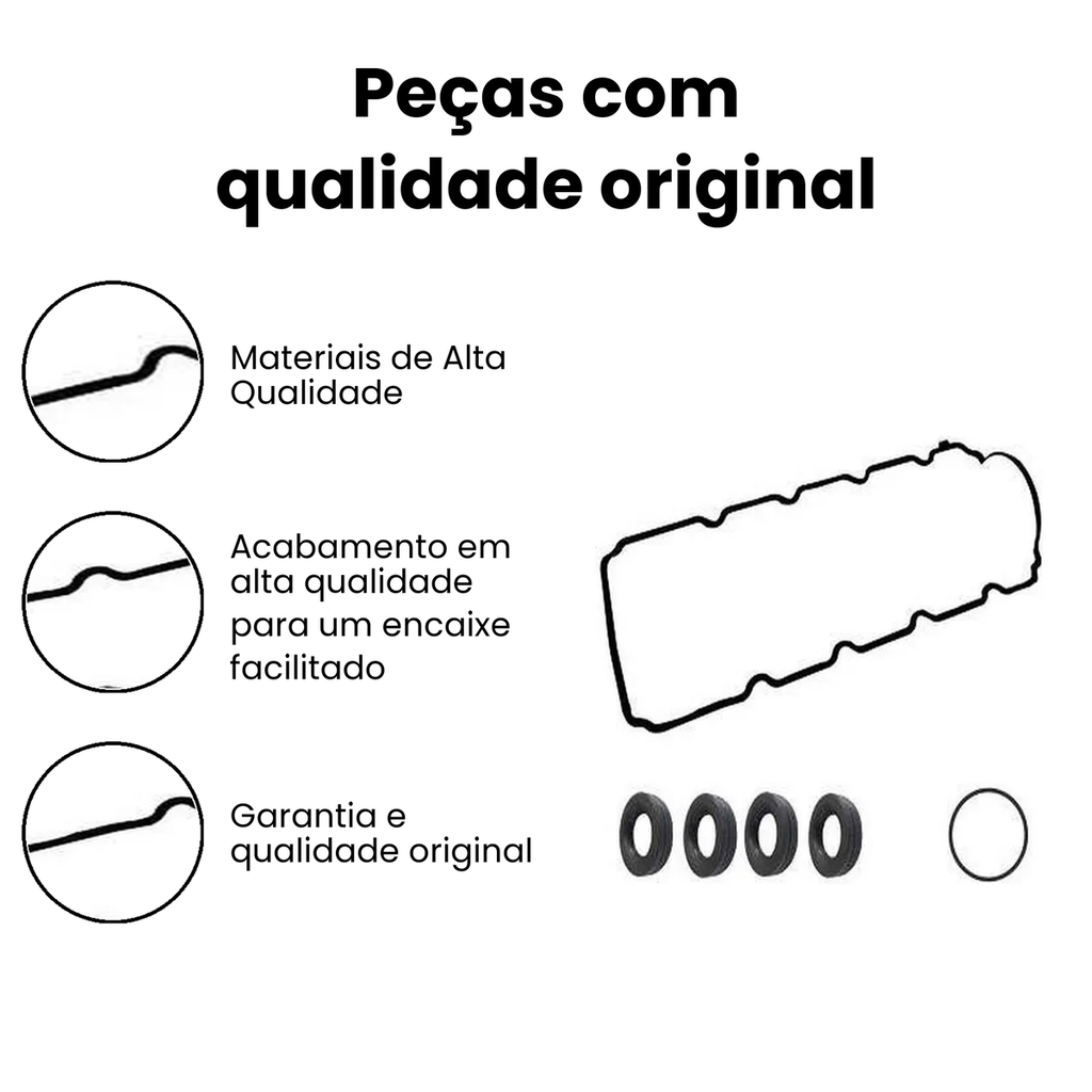 Jogo de Juntas da Tampa de Válvula Idea Palio - Imagem 3