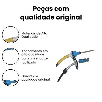 Cabo de Embreagem Palio Palio - CABOVEL (145068) - Imagem 3