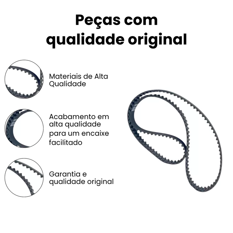 Correia Dentada Volkswagen Gol G3 1.0 16v Turbo 1997-2004 Fu - Imagem 3