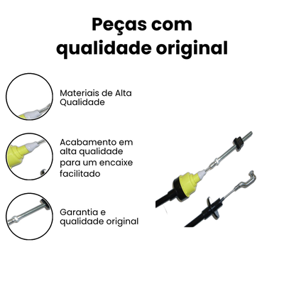 Cabo de Embreagem Kadett - CABOVEL (15217) - Imagem 3
