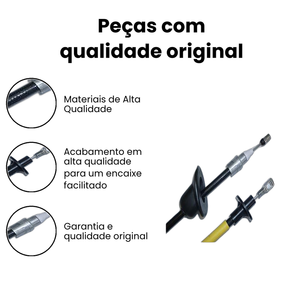 Cabo Embreagem c/ Capa Dupla D-20 | CABOVEL - Imagem 3