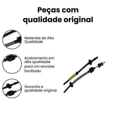 Cabo de Embreagem Gol Parati - CABOVEL - 165047 - Imagem 3
