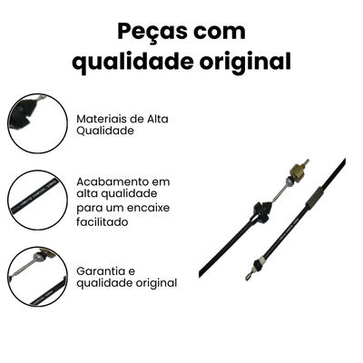 Cabo de Embreagem CABOVEL Logan Logan - Imagem 3