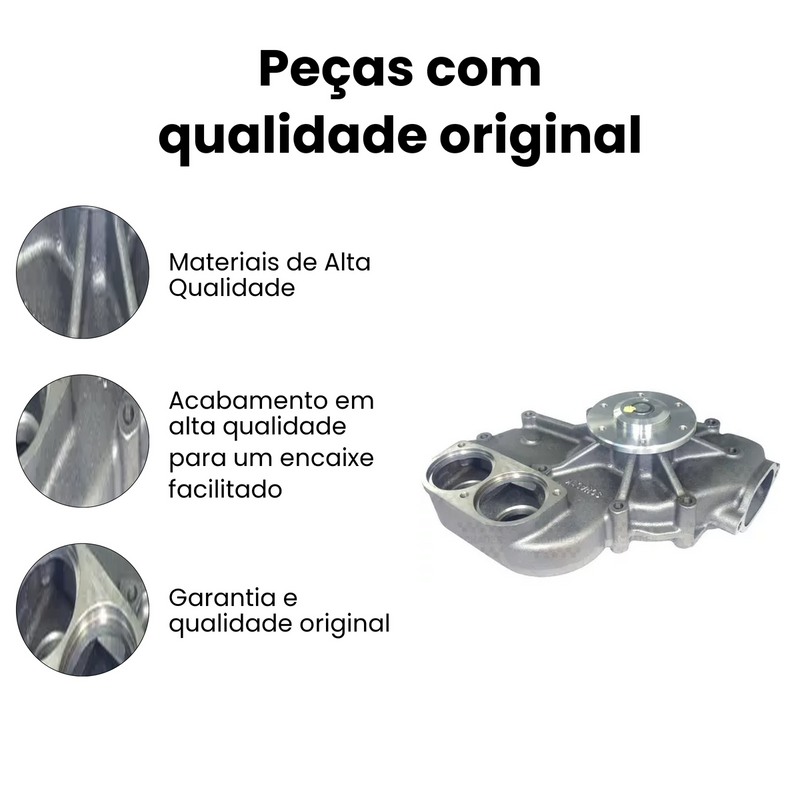 Bomba Água Mercedes-Benz Axor 2035 1990-1996 2040 1990-2000 - Imagem 3