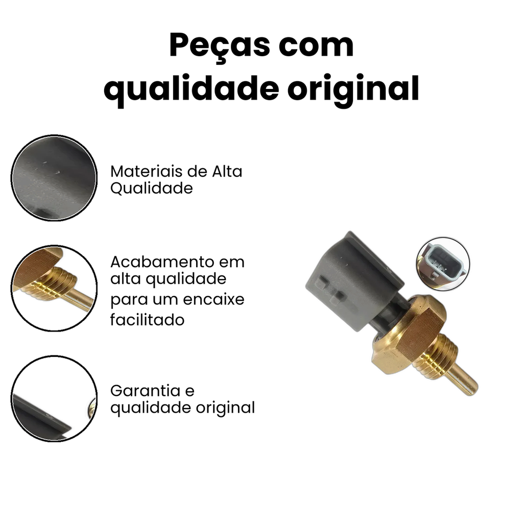 Sensor de Temperatura 2 Pinos Cinza Focus - IGUACU - Imagem 3