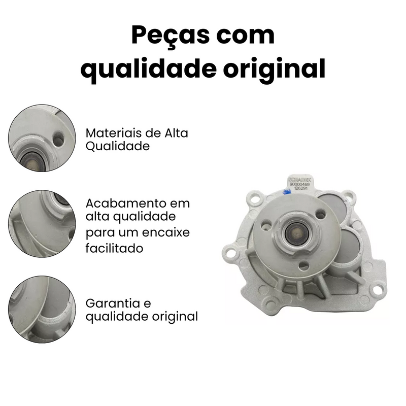 Bomba Água Chevrolet Cruze 1.8 16v 2011-2015 Sonic 1.6 16v 2 - Imagem 3