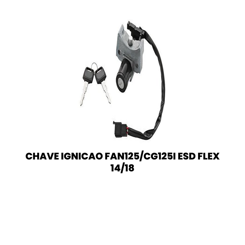 Chave Ignição Fan 125/CG125i ESD Flex 14/18 - CG - Imagem 2