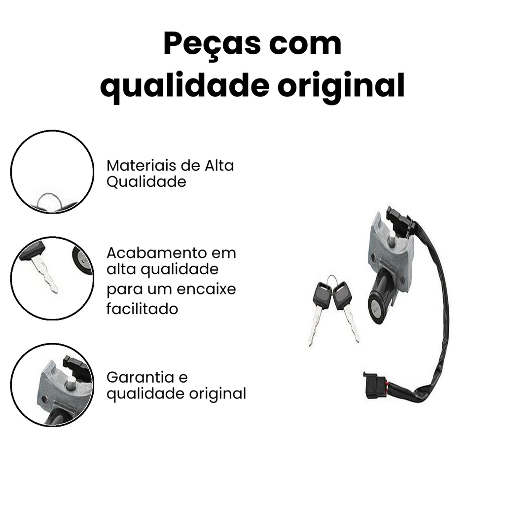 Chave Ignição Fan 125/CG125i ESD Flex 14/18 - CG - Imagem 3