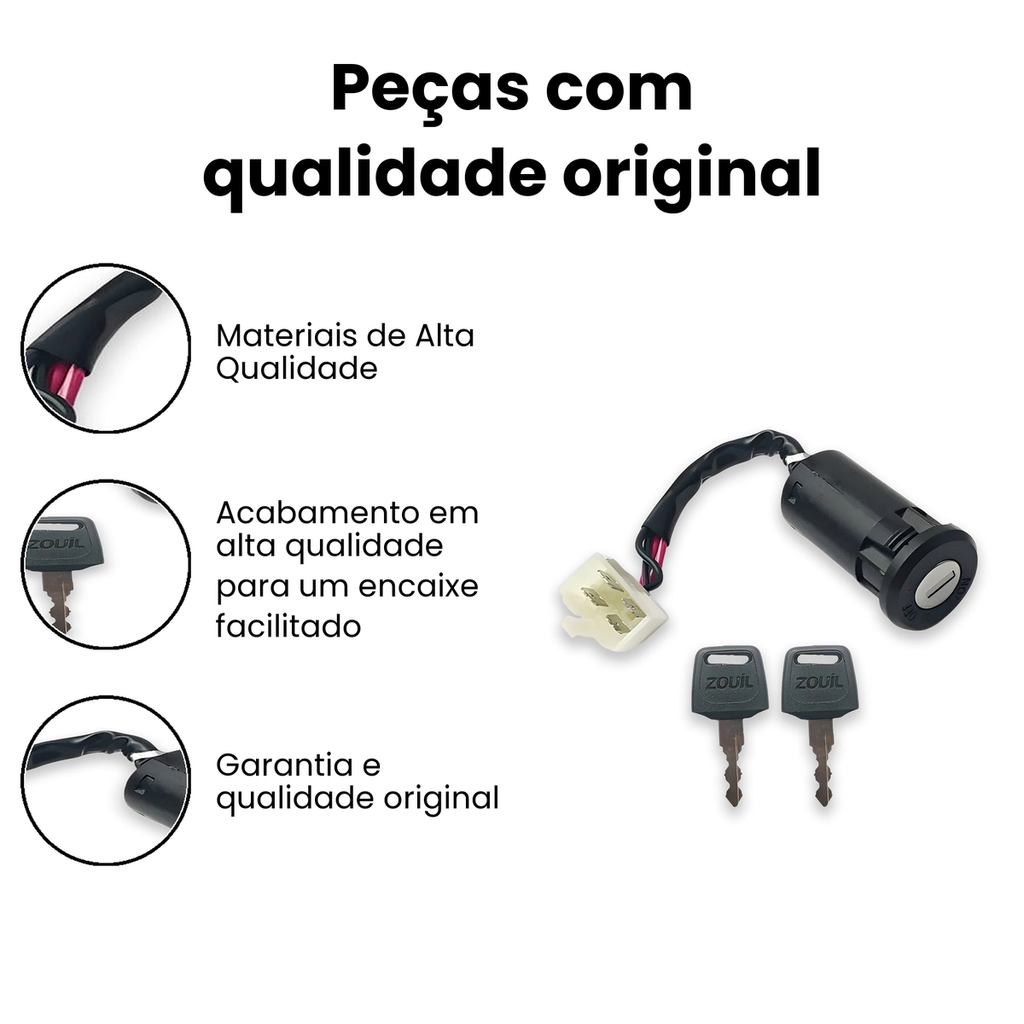 Chave Ignição POP110I 15/19 - ZOUIL - POP - Imagem 3