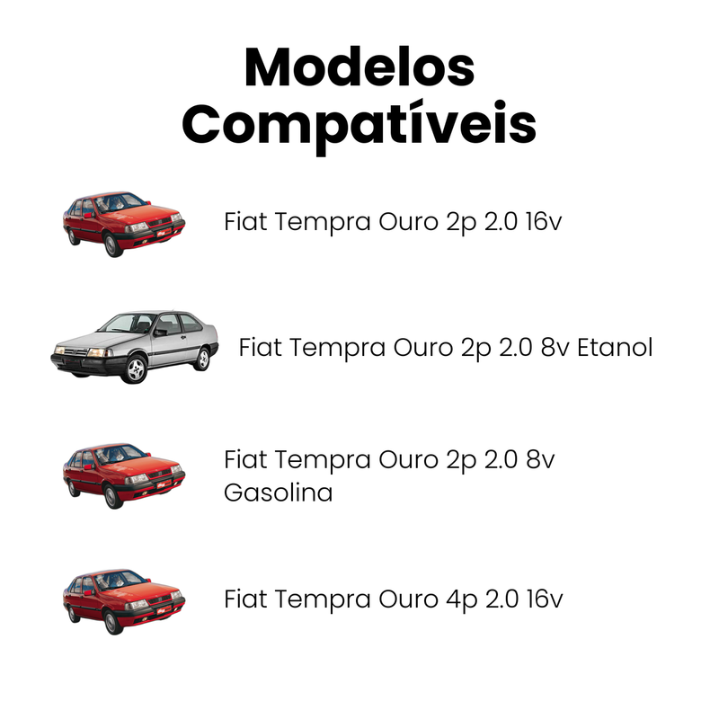 Correia Micro V Fiat Tempra Ouro 2.0 16v 92-94 2.0 8v Etanol - Imagem 4