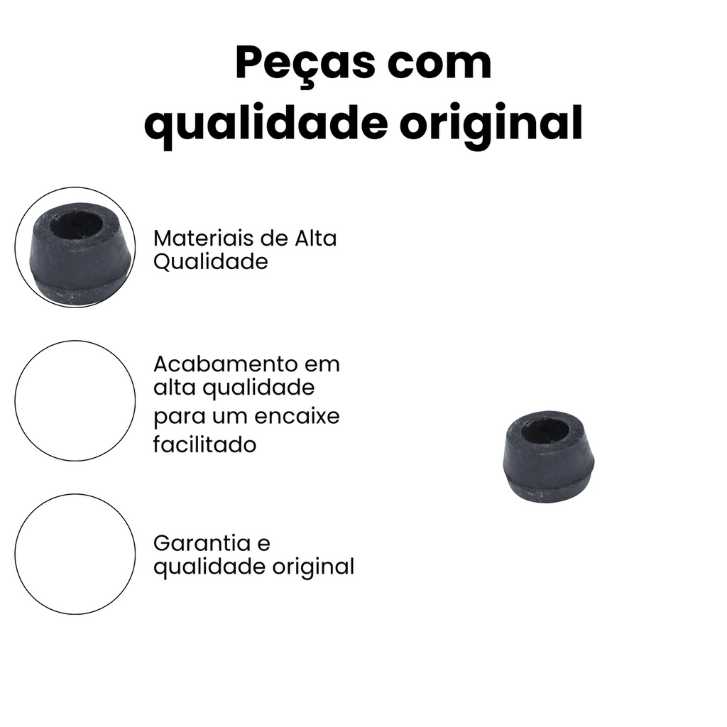 BUCHA DE AMORTECEDOR INFERIOR DIREITO / ESQUERDO CHEVROLET 41.1603 - Imagem 3
