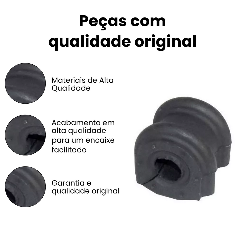 BUCHA BARRA ESTABILIZADORA DIANTEIRO DIREITO/ESQUERDO HYUNDAI | KIA 41.2752 - Imagem 3