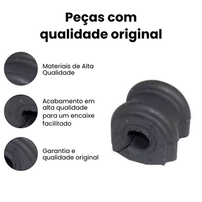 BUCHA BARRA ESTABILIZADORA DIANTEIRO DIREITO/ESQUERDO HYUNDAI | KIA 41.2752 - Imagem 3