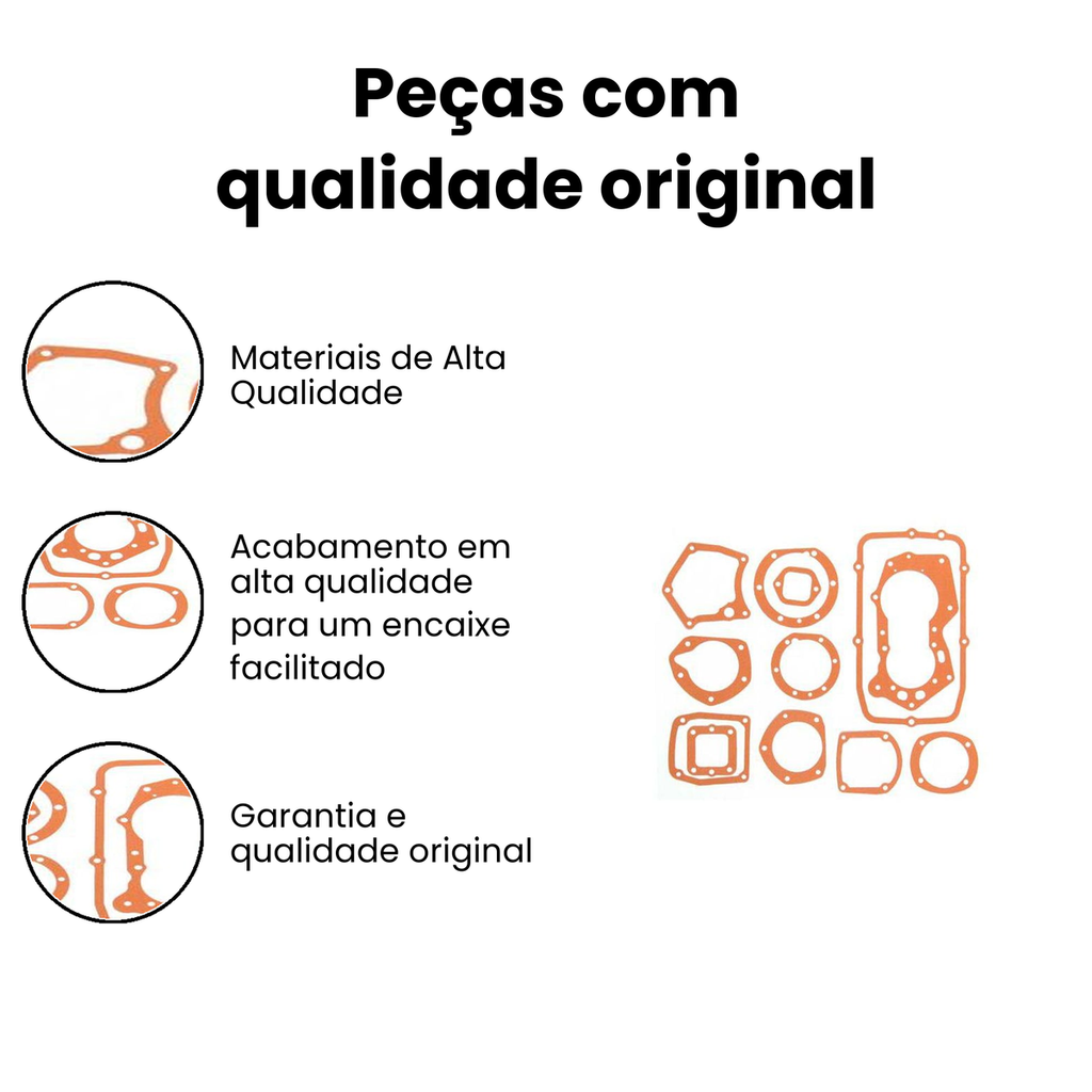 Jogo Junta Câmbio Sem Retentor Sabó - O O - Imagem 3