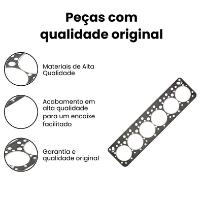 Junta do Cabeçote SABO - OF 2105 - Imagem 3