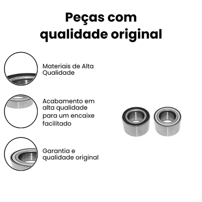 Rolamento Roda Dianteira c/ ABS - Onix e Spin - Imagem 3