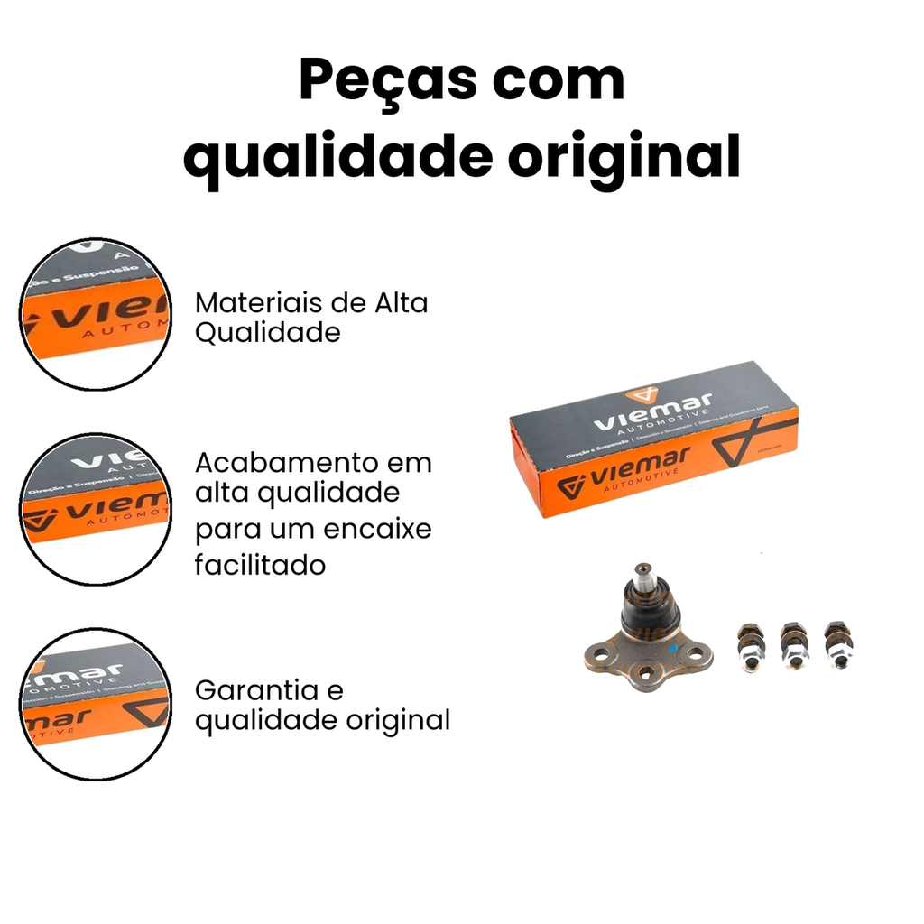 Pivô Suspensão Dianteira Meriva (Dir/Esq) - Imagem 3