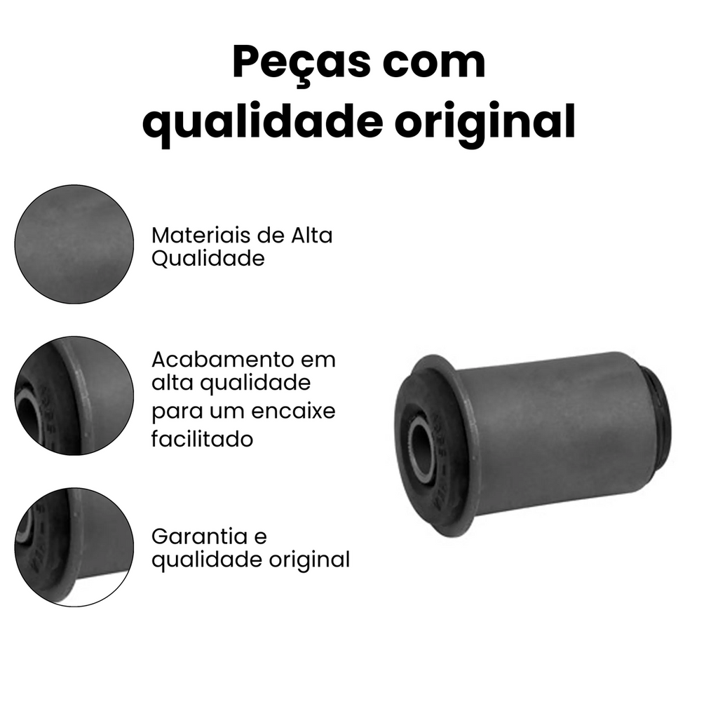 BUCHA DA BANDEJA TRASEIRA OU INFERIOR, BUCHA DE SUSPENSÃO DIREITA OU ESQUERDA PARA BANDEJA SAMPEL FORD 511.5439A - Imagem 3