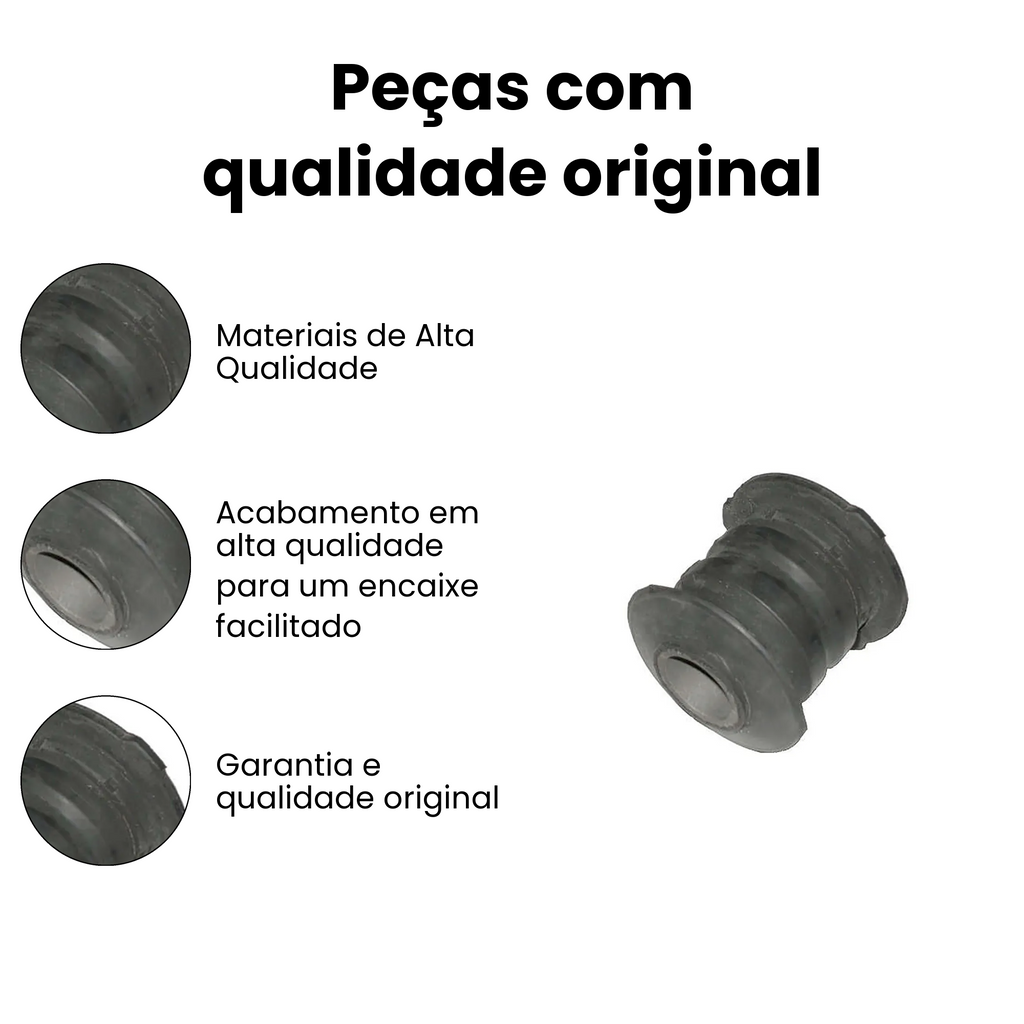 Par Bucha Bandeja Dianteira Direita Esquerda Renault Master 2.3 - Imagem 3