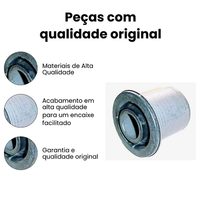 Par Bucha Bandeja Dianteira Direita Esquerda Renault Master 2.3 - Imagem 3