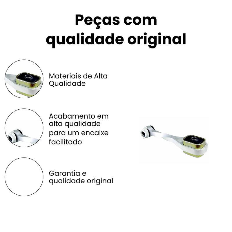 Coxim Câmbio Tras Central Renault Clio 1.0 1.6 16V 1998 a 20 - Imagem 3