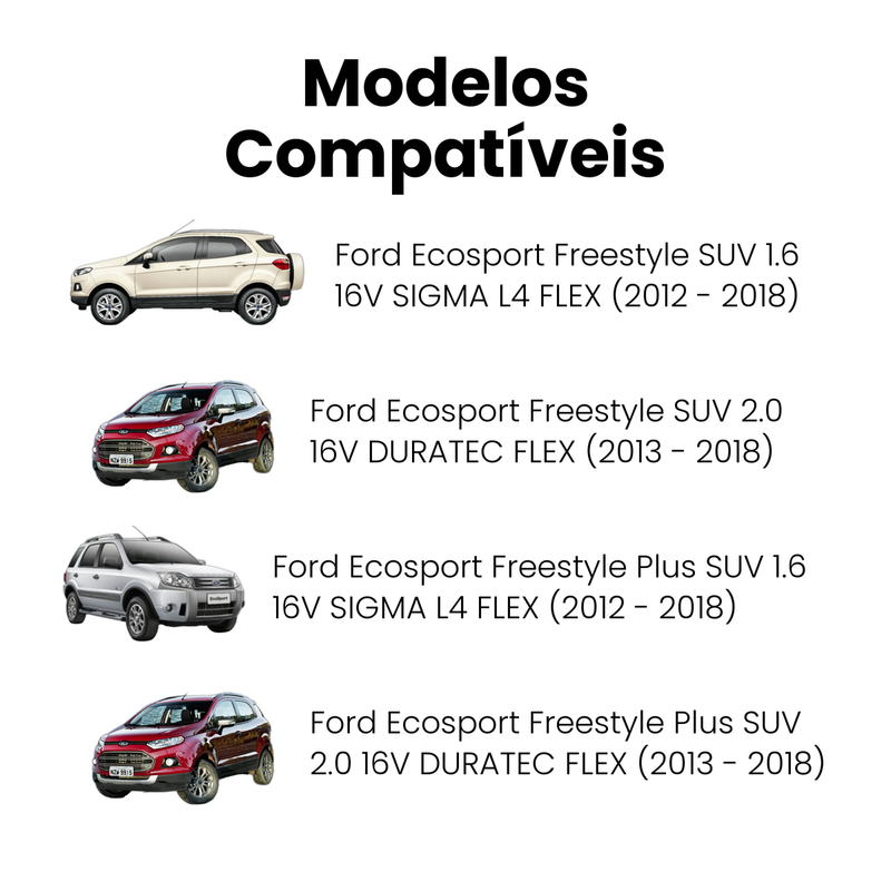 Coxim Amort Diant Tras Axios Ford Ecosport Fiesta KA 2010-20 - Imagem 4