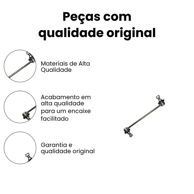 Bieleta Dianteira Direita Esquerda Ford EcoSport 2003 a 2021 - Imagem 3