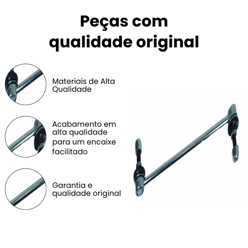 Bieleta Dianteira Direita Esquerda Aço Chevrolet Zafira 2001 - Imagem 3