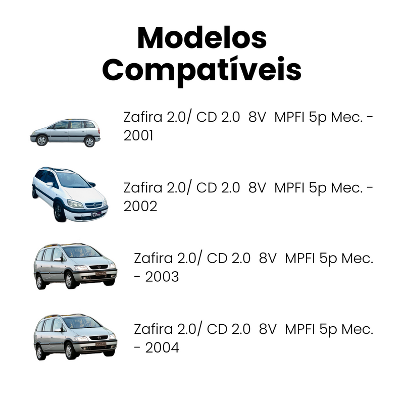 Bieleta Dianteira Direita Esquerda Nylon Chevrolet Zafira 20 - Imagem 4