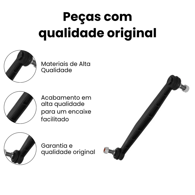 Bieleta Dianteira Direita Esquerda Nylon Chevrolet Zafira 20 - Imagem 3