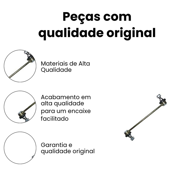Bieleta Dianteira Direita Esquerda VW Fox Crossfox SpaceFox - Imagem 3