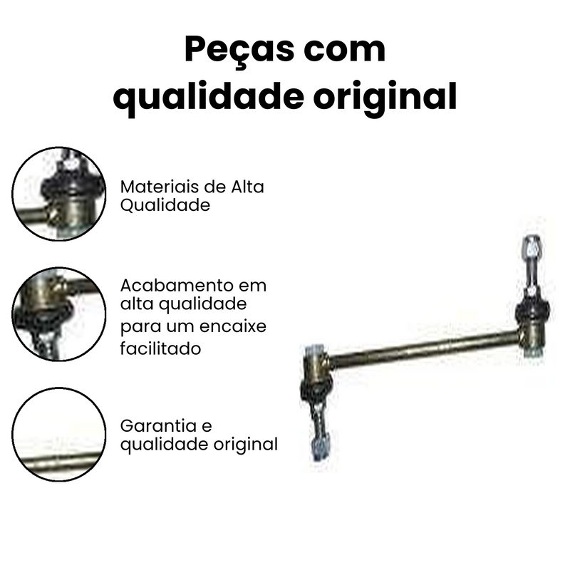 Bieleta Dianteira Direita Esquerda Axios Fiat Argo Cronos To - Imagem 3