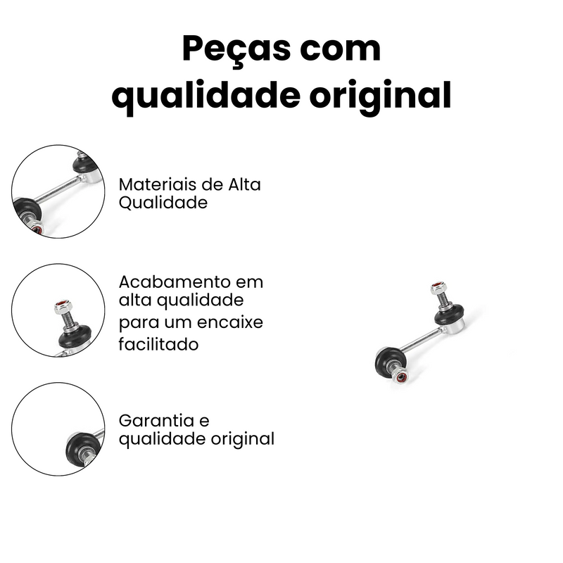 Bieleta Traseira Esquerda Axios Honda CR-V 2.0 16V 2.4 16V 2 - Imagem 3