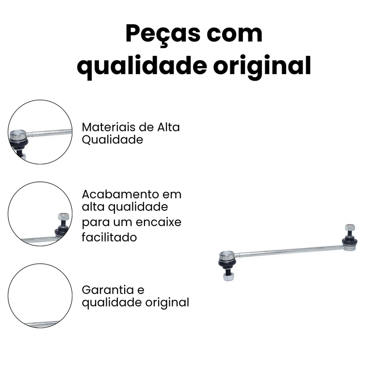 Bieleta Dianteira Direita Esquerda Ford EcoSport Ka 1999 a 2 - Imagem 3